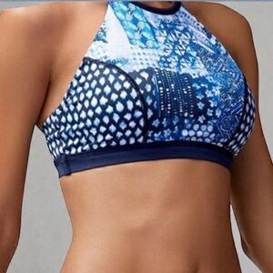 Tommy Bahama IslandActive Patchwork Reversible High Neck Top